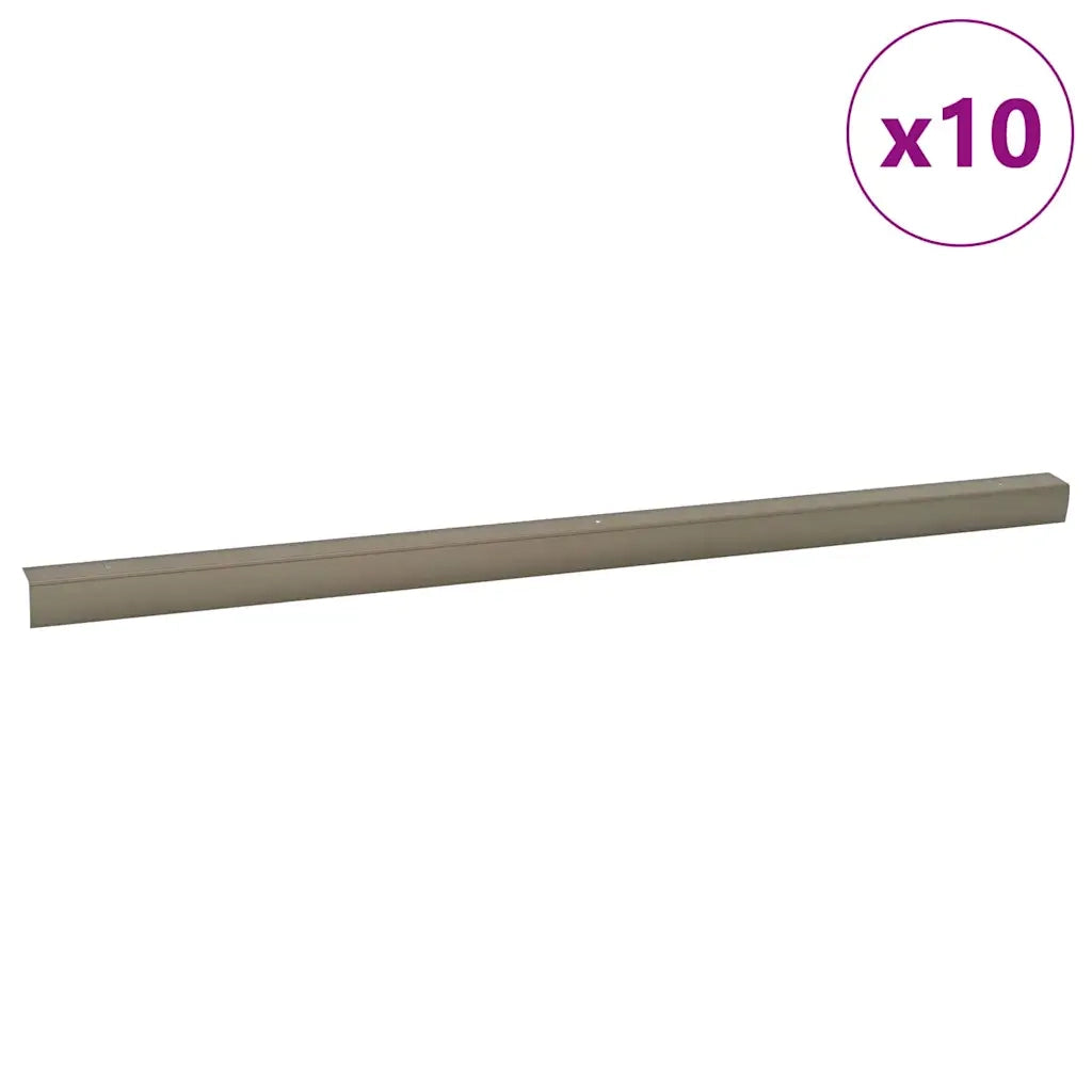 Paragradini 10 pz Champagne 67 x 3 x 2 cm Alluminio CFW4387350