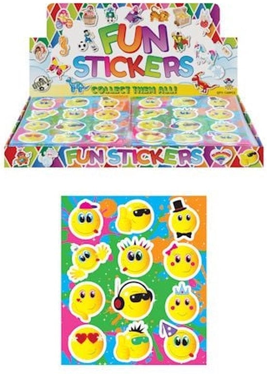 120 pezzi - Sticker divertenti - Model Smiley - In esposizione - Regali per bambini - Sticker Smilli - Sorpresa per bambini - Ragazzi - Ragazze