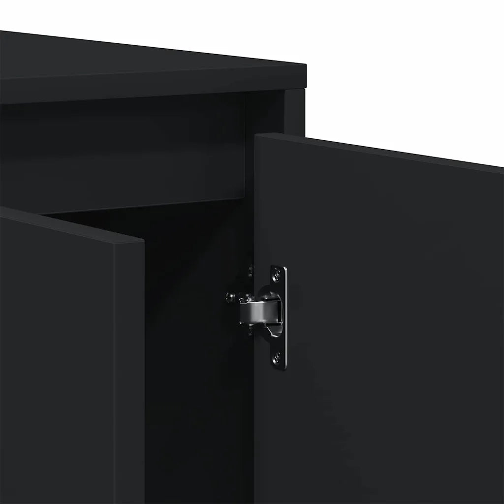 Credenza Nero 120 x 41 x 75 cm Legno multistrato 3333897