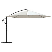 Ombrellone a sbalzo 3,5 m bianco sabbia cod mxl 22800