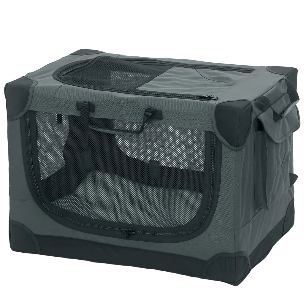 Trasportino per Cani Pieghevole con Cuscino ¨C zephmum ¨C Verde Esercito 40x60x30