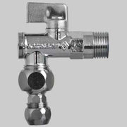 RUBINETTO FILTRO STTOLAVABO 775 A SFERA CON SNODO  1/2x10 c/rosetta     BUGATTI