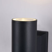 Lampada da parete Outdoor in Metallo Bowery Nero