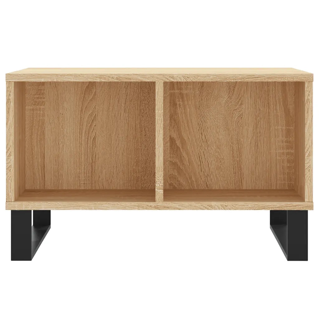Tavolino Salotto Rovere Sonoma 60x50x36,5 cm Legno Multistrato 830551