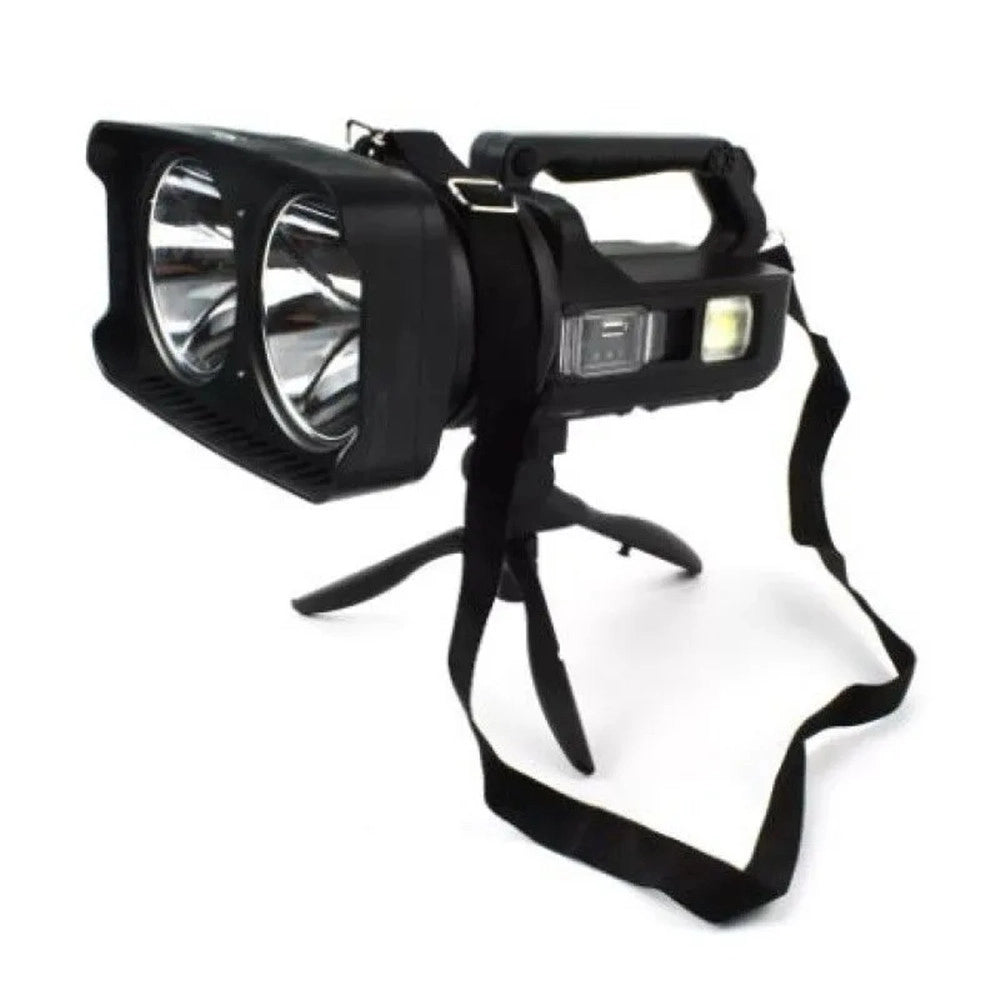 Trade Shop - Torcia Proiettore Lampada Led Portatile Ricaricabile Multifunzionale Power Bank Q-led5123 -