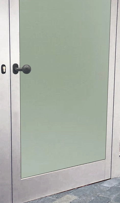 Pomolo fisso per porta SAGUATTI D69/50YA in inox grigio opaco