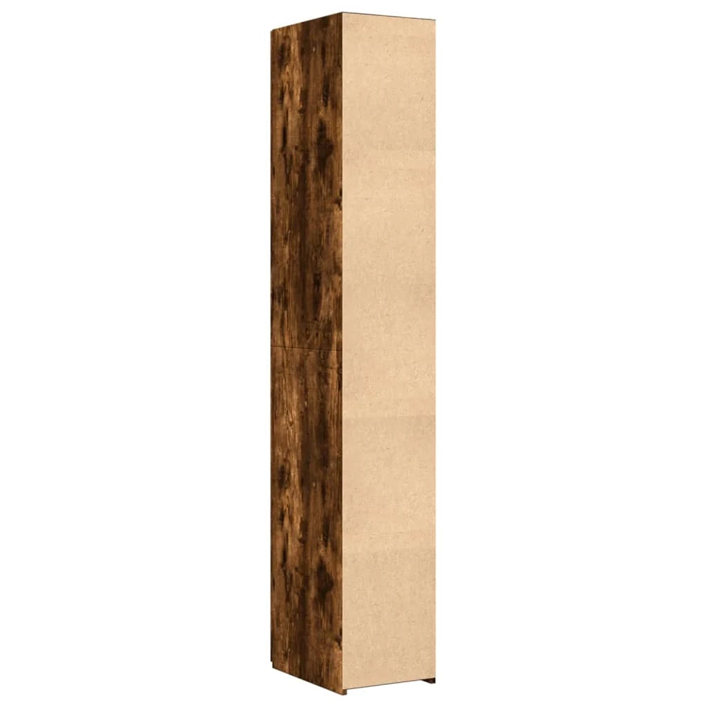 Buffet credenza cassettiera armadio mobile contenitore organizer cucina soggiorno salotto alto 30 x 42,5 x 185 cm legno ingegnerizzato marrone 02_0033168