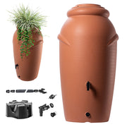 Serbatoio per acqua piovana KADAX 210L + Kit di collegamento al rubinetto e supporto