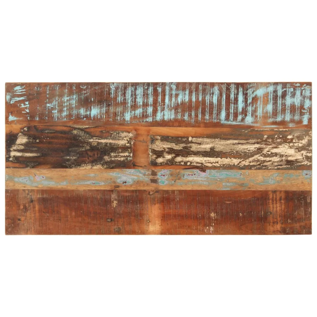 Tavolo da Pranzo 110x55x76 cm in Legno Massello di Recupero