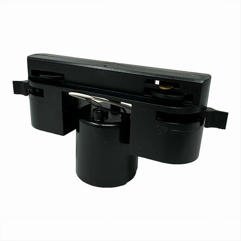 Trade Shop - Portalampada Per Binario Monofase Connettore Lampadine E27 Adattatore Pista-e27 -