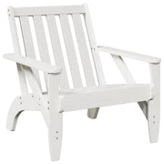 Sedia Adirondack da Giardino | Sedie da Esterno Bianca Legno Massello di Pino