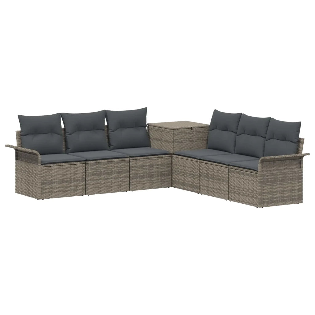 Set di divani 7 pz Grigio e Grigio Scuro 3448664