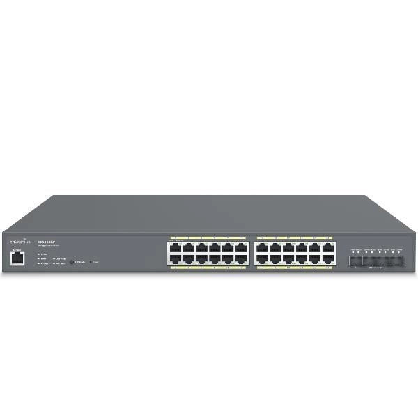 Engenius ecs1528p switch di rete gestito l2+ gigabit ethernet (10/100/1000) supporto power over ethernet (poe) grigio