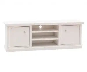 Mobile Porta tv Shabby chic bianco 2 ante 3 vani