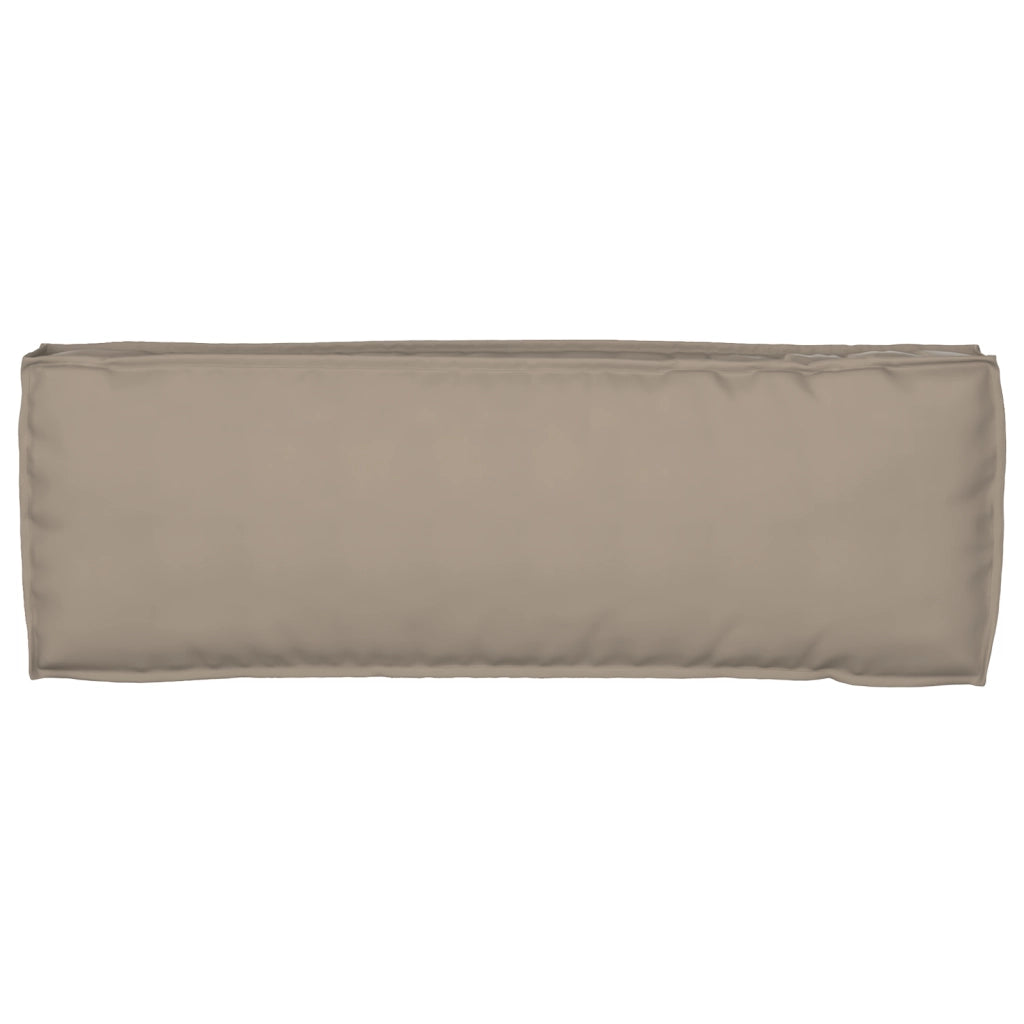 Cuscino per Pallet per Panchina Tortora 120x40x8 cm Tessuto Oxford