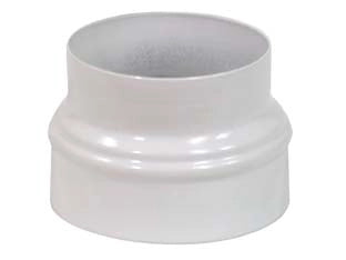 MAGGIORAZIONE PER TUBI STUFA BIANCO LUCIDO  ø cm.8/10