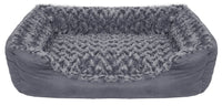 Cuccia per Cani e Gatti 62x50x17 cm in Poliestere Zoe Grigia
