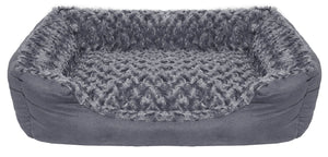 Cuccia per Cani e Gatti 62x50x17 cm in Poliestere Zoe Grigia