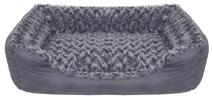 Cuccia per Cani e Gatti 62x50x17 cm in Poliestere Zoe Grigia