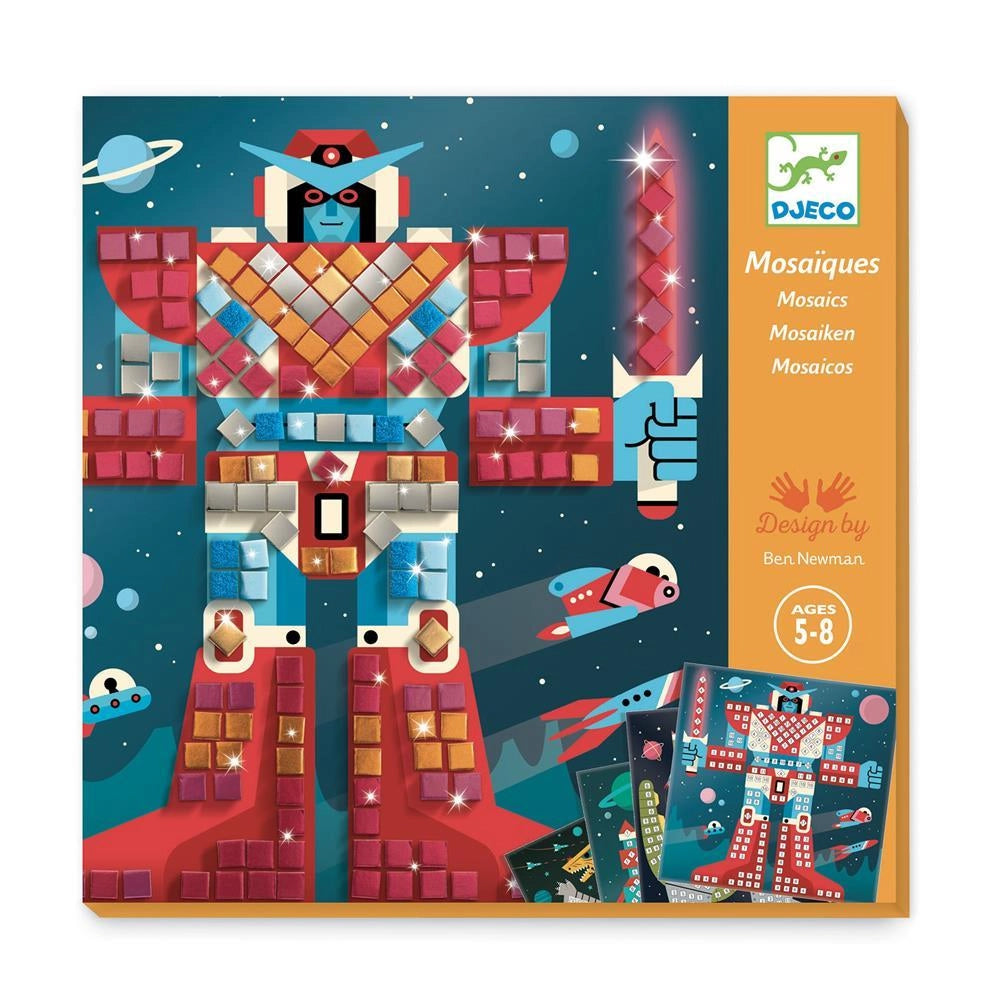 Mosaico, Space Battle,Djeco,Eta 5-8 anni