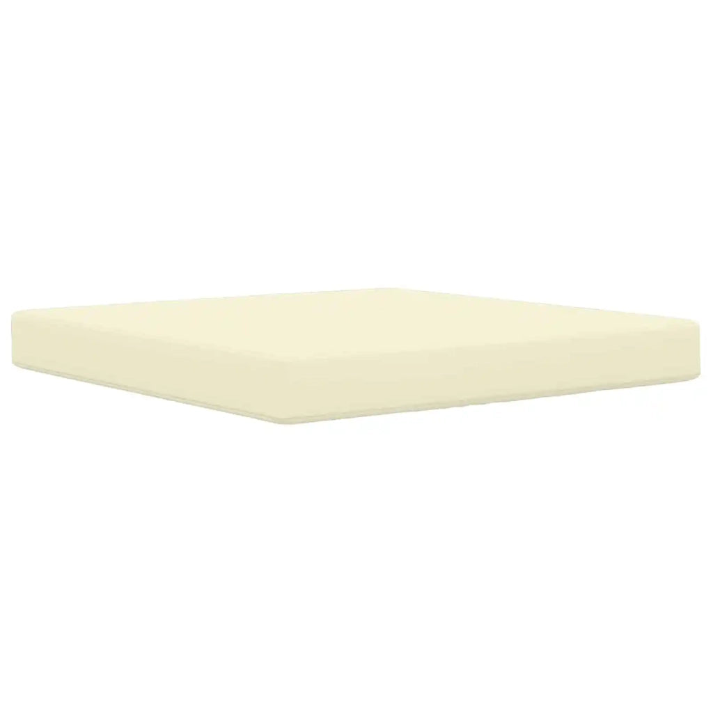 Cuscino per divano da esterno Crema 80 x 80 x 8 cm Poliestere