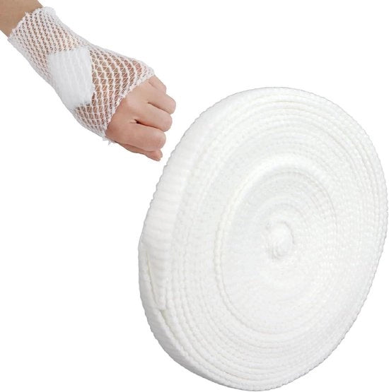 Banda elastica per ferite - elastica 7 m x 25 cm - flessibile e fissante