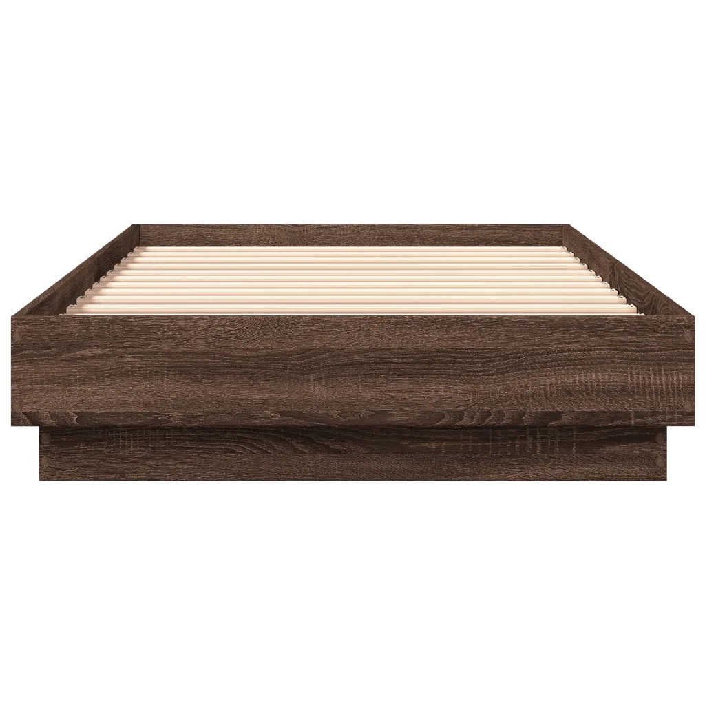 Giroletto con LED Rovere Marrone 100x200 cm
