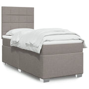 Giroletto a Molle con Materasso Tortora 90x200 cm inTessuto 3290375