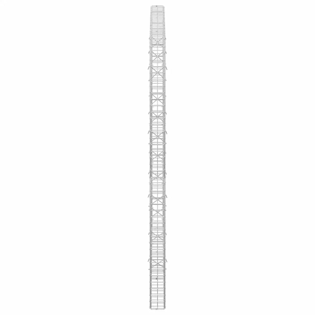 Gabione con filo da 5 mm e rete da 5x5 cm 150x10x200 cm 3464013