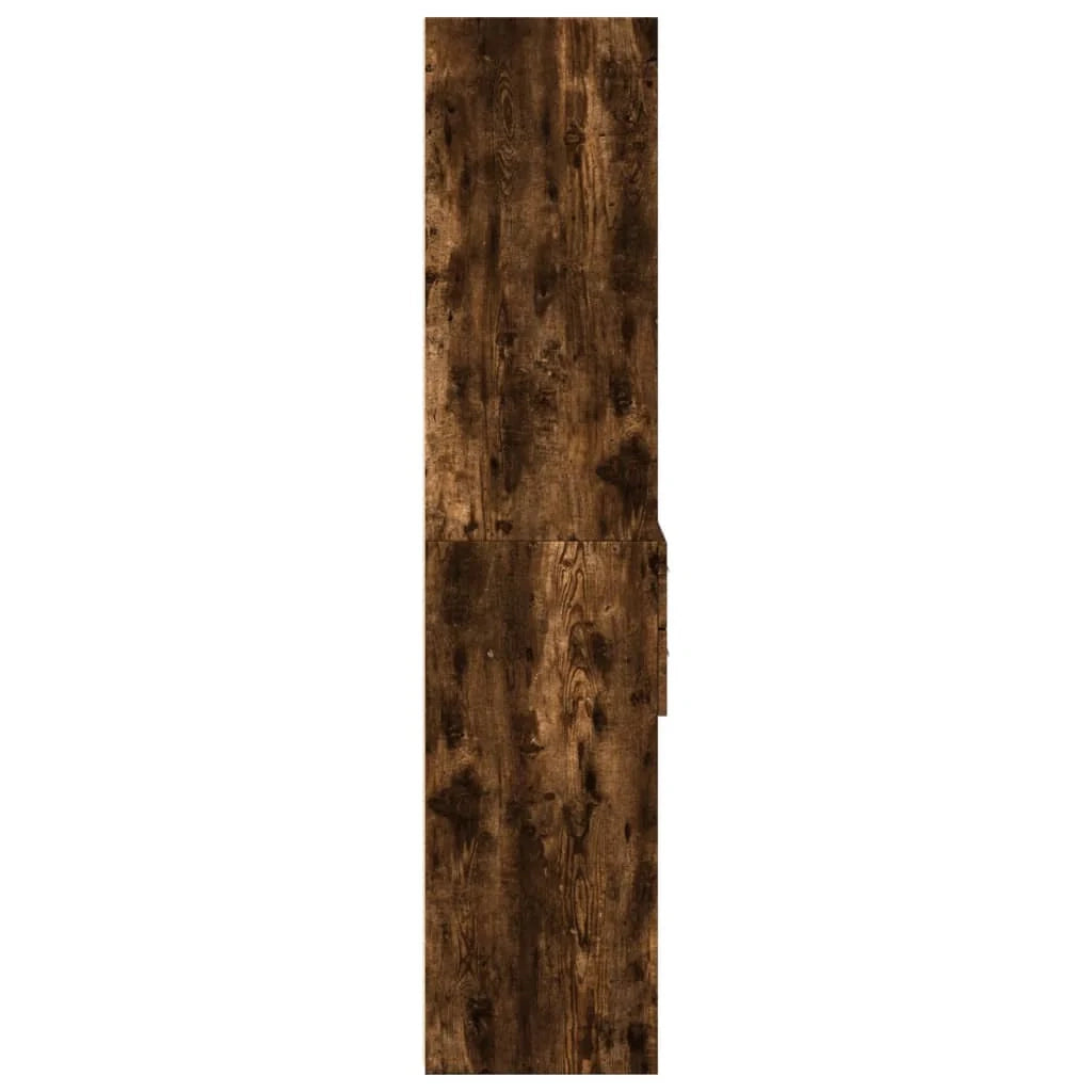 Buffet credenza cassettiera mobiletto mobile contenitore organizer cucina soggiorno salotto alto 50 x 42,5 x 185 cm legno ingegnerizzato marrone 02_0033368