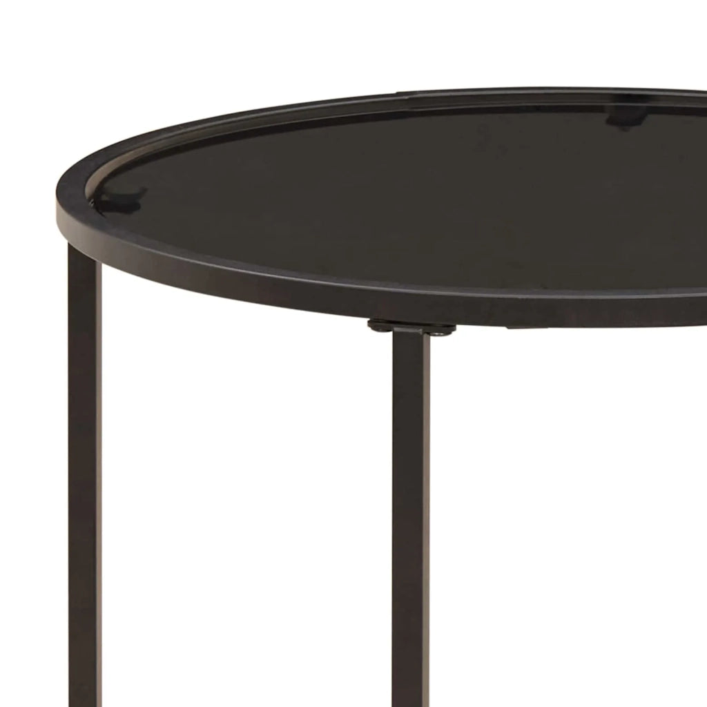 Set di Tavolini da Caffè 2 pcs 55 x 55 x 45 cm acciaio 42026685