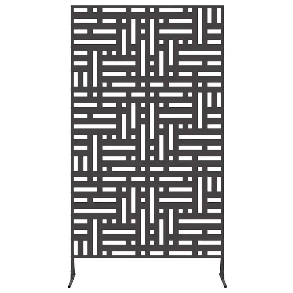 Schermo per Privacy Nero 100 x 50 x 180 cm Acciaio 868549