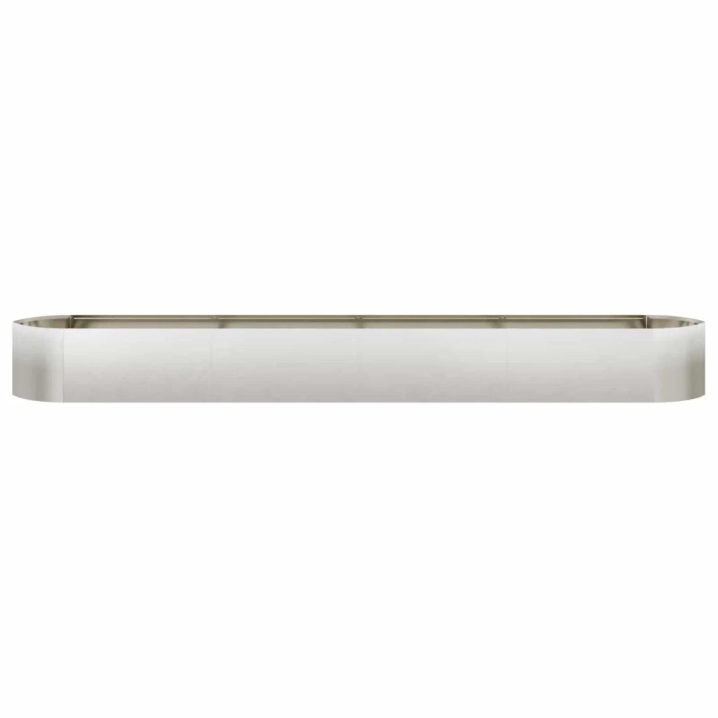Letto rialzato da giardino Acciaio Inox 380 x 40 x 40 cm 8011737