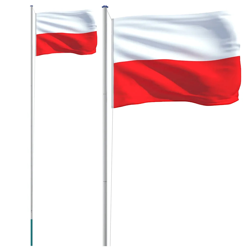 Asta e Bandiera Polonia 6,08 m Alluminio CFW7118673