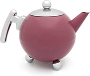 Teapot Duet Ronde 12L Mauve - Grande Teapot Rosa per Momenti di Tè Accoglienti