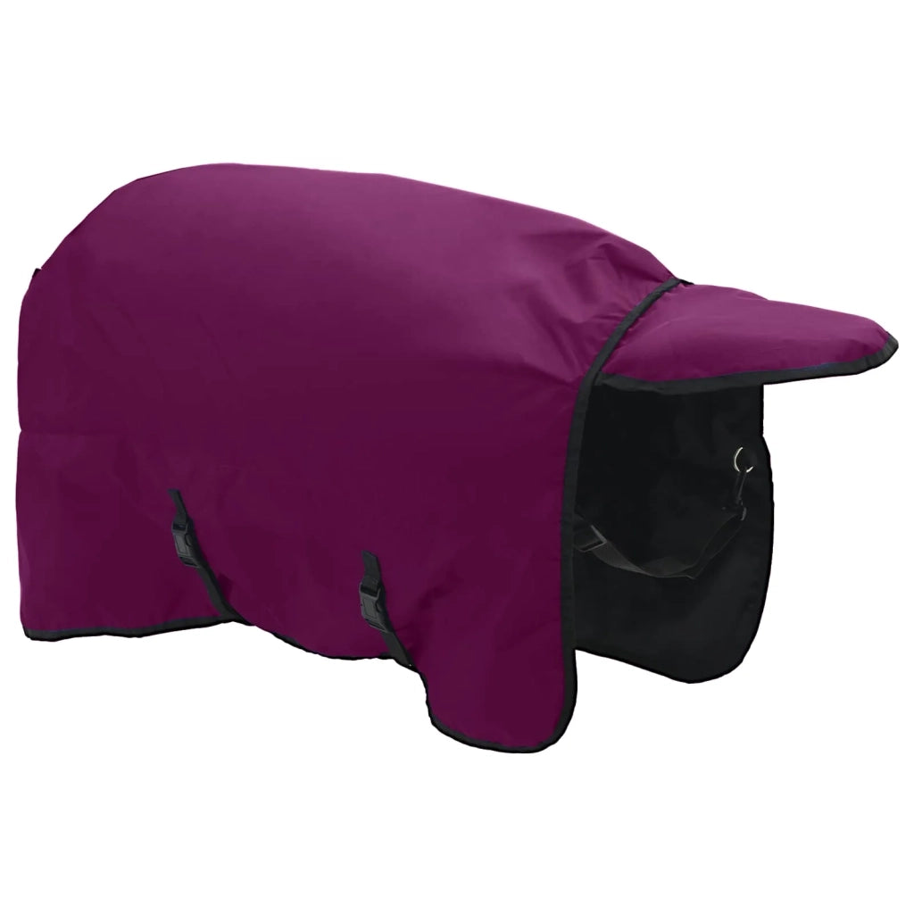 Coperta per Cavalli Verde Scuro e Nero 95 cm Poliestere CFW2133888