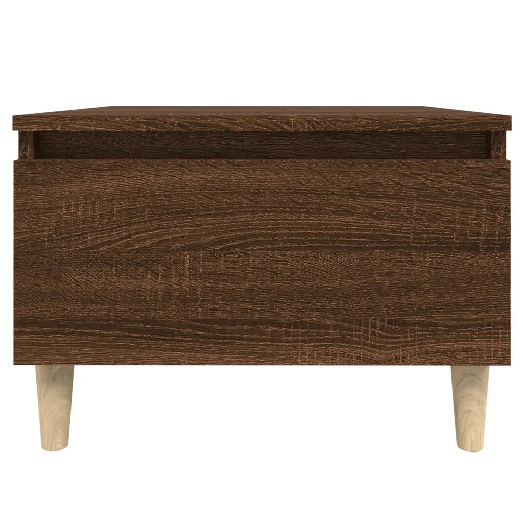 Tavolino da Salotto-Tavolino da soggiorno-Tavolo Rovere Marrone 50x46x35cm Legno Multistrato 626369