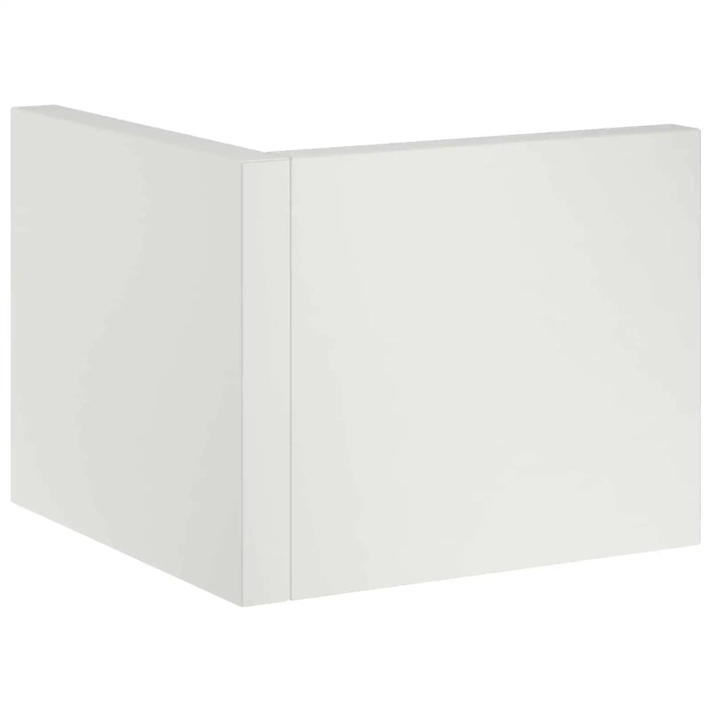 Muro di contenimento 50 x 50 x 40 cm Acciaio Bianco 8015215