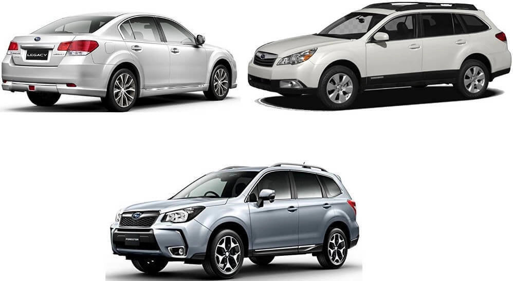 RIGUM902242 , Subaru Legacy V BM BR dal 2009-2015, Subaru Outback BM BR dal 2009-2015, 2015- , Subaru Forester IV SJ dal