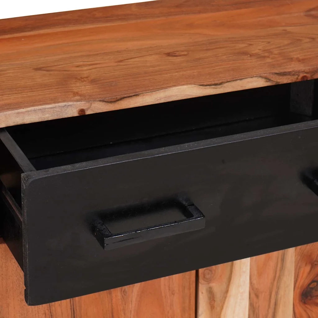 Credenza Marrone 55 x 30 x 75 cm Legno di Acacia Massello 4104007