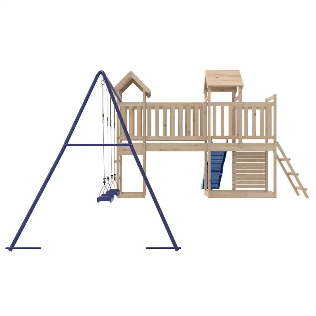 Set da Gioco da Esterno in Legno Massello di Pino 3155897