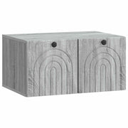 Mobile Porta TV da Muro Grigio Sonoma 59,5 x 41 x 30 cm