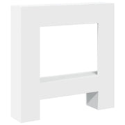 Cornice per Camino Bianca 81x18x82 cm in Truciolato CFW6780031