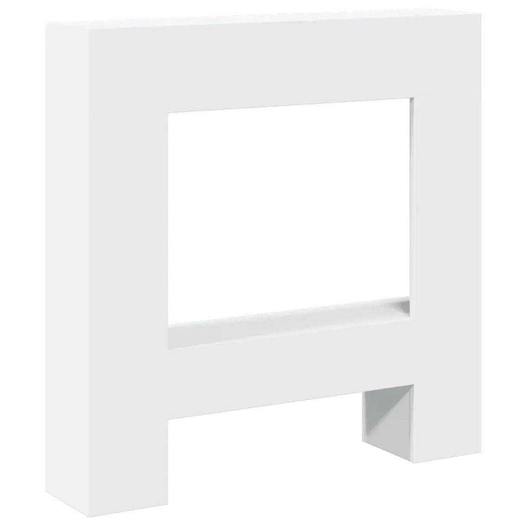 Cornice per Camino Bianca 81x18x82 cm in Truciolato CFW6780031