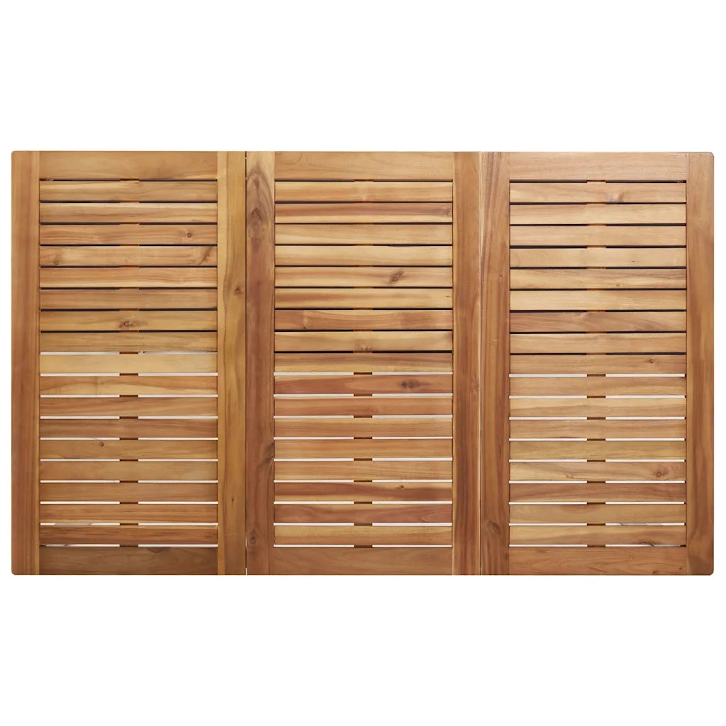 Set da Pranzo per Giardino 7 pcs Legno di Acacia Massello 3334808