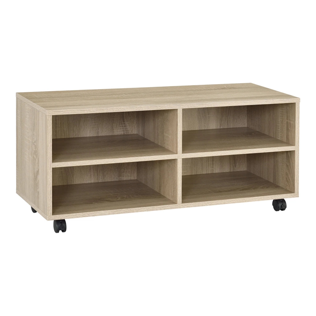 Mobile contenitore su rotelle 90 x 35 x 41 cm rovere sonoma 03_0006866
