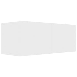 Set Mobili Porta TV 2 pz Bianco in Legno Multistrato 3078700