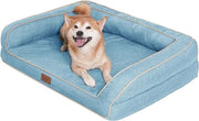 Cuscino per Cani XL per Cagne Grandi - Impermeabile, Schiuma di Poliuretano & Lavabile - Blu chiaro