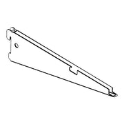 Reggimensola per ripiano in filo - 42 cm. - alluminio bianco