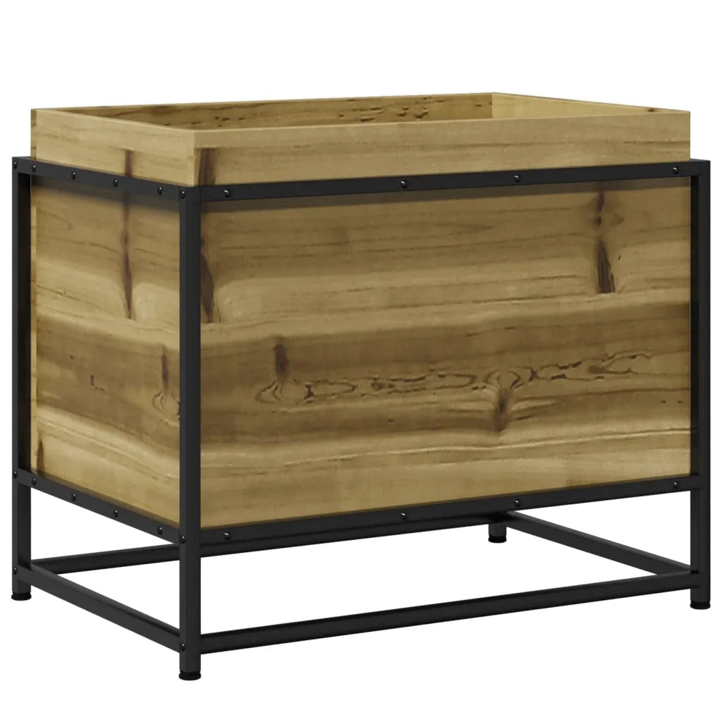 Fioriera da Giardino-Vaso da Esterno 60x40x50 cm in Legno di Pino Impregnato